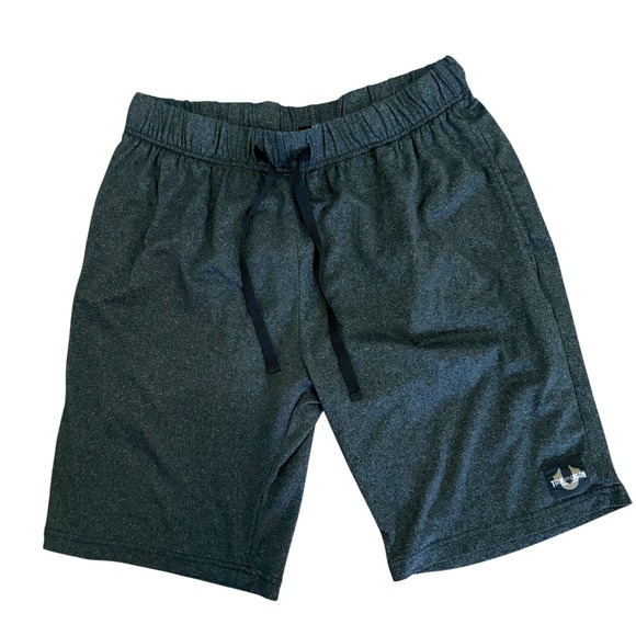 True Religion Men Athletic Shorts Black Heather Drawstring Waist‎ Size M 32/34 - Picture 2 of 10